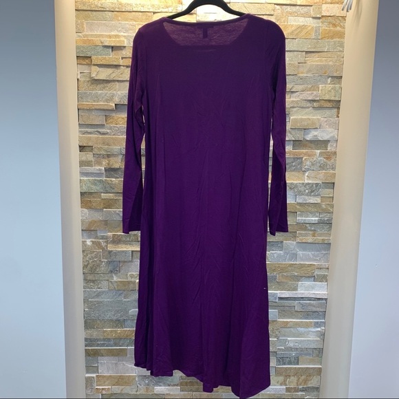 Eileen Fisher Raisinette Fine Tencel Dress - Picture 4 of 7